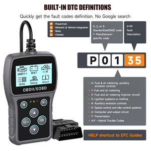 เครื่องสแกน OBD2รถบรรทุกหนักเกรดมืออาชีพเครื่องมือวินิจฉัยรถยนต์อ่าน/ล้างรหัสตรึงเฟรม I/M ตรวจสอบความพร้อม1ปี - Product Image 4