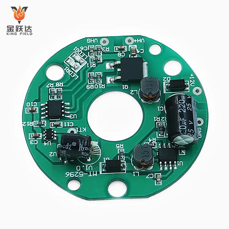 Circuit imprimé de détecteur d'or, nouveau design de circuit imprimé intégré PCBA avec impression, usine de montage
