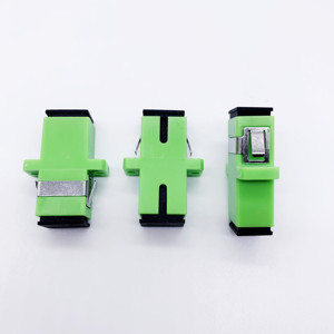 Sợi quang mặt bích adapter SC APC SC UPC Simplex Nữ sợi quang Coupler nối duy nhất chế độ 0.2DB insersion mất - Product Image 3