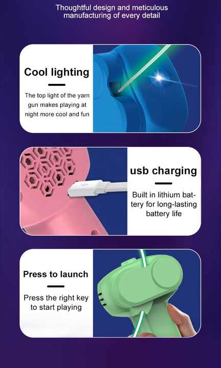 2025 Trending Loop Lasso String Toy Novelty Plastic Rope Launcher Custom Logo Fidget Loop Toy for Educational Purposes for Girls