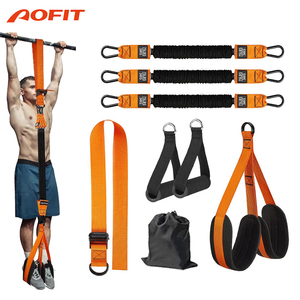 Aofit الثقيلة تجريب اللياقة البدنية صالة الألعاب الرياضية ذراع مبطن تعليق تعليق الرافعات سحب ما يصل أب الأشرطة - Product Image 1