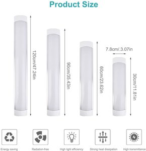2FT 3FT 4FT LED ตรึงหลอดไฟร้านค้าแสง36วัตต์ปรับแต่งโคมไฟเพดานโรงรถ - Product Image 3