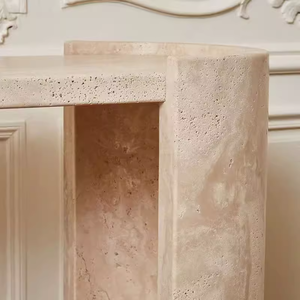Hiện đại ánh sáng màu be travertine giao diện điều khiển bảng đá tự nhiên lối vào bảng cho nhà cho phòng khách - Product Image 3