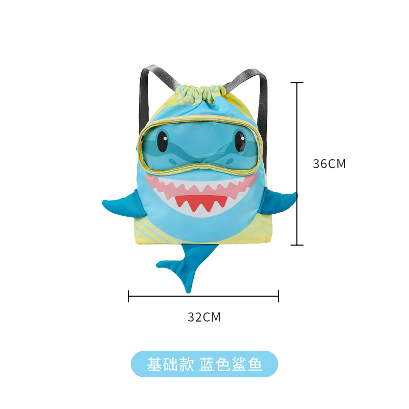 Requin bleu (pas de fente pour chaussures)