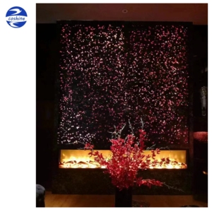 אפור מוברש מברכת אבן יוקרה סוגים שונים של גרניט גרניט מטאורים מלוטשים קיר - Product Image 2