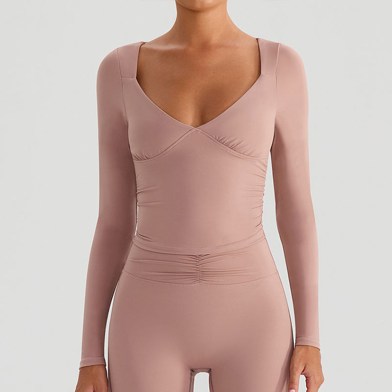 Manches Longues-Rose Foncé