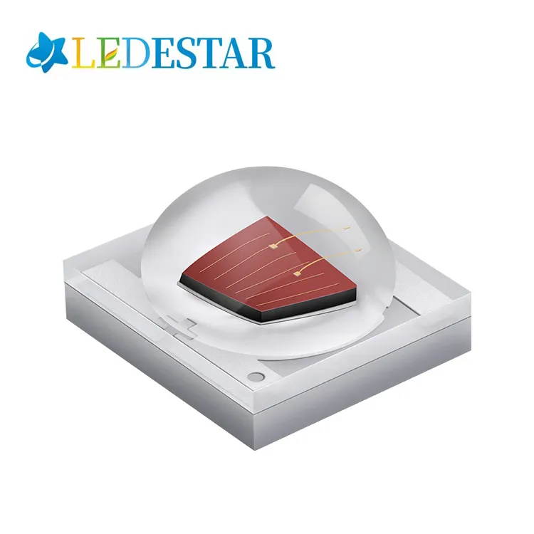 Ledestar LM-80 3535 smd led epistar/sanan çip hiper kırmızı 1w led bitki büyümek