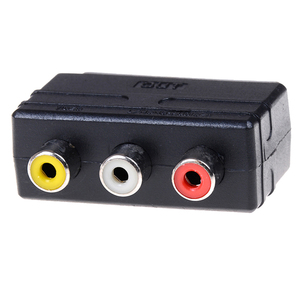 RGB Scart zu 3 RCA S-Video Adapter EIN Ausgang Composite RCA SVHS AV TV Audio Konverter Für Video DVD Recorder TV Projektor - Product Image 4