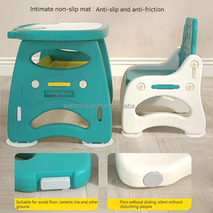 Çocuk ayarlanabilir yükseklik çizim bebek öğrenme sandalye ve masa seti yürümeye başlayan masa ve sandalyeler çocuk masa ve sandalye seti - Product Image 3