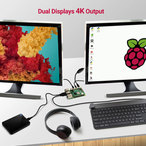 Raspberry Pi 4 2GB RAM-Karte mit 32GB Micro SD-Karte Komplette elektronische Starter module und Kits