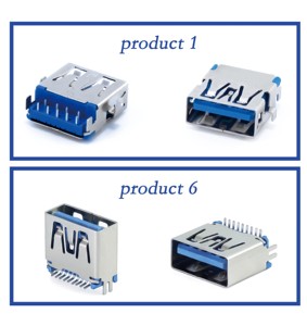 厂家直销母连接器组合产品微型USB * 1型C * 3型A * 7优质十款产品共 - Product Image 2