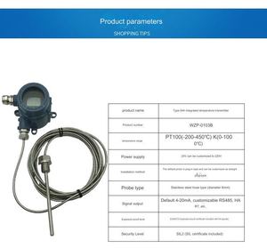 Integriertes explosions geschütztes Industrie thermometer 4-20mA <span class=keywords><strong>Digital</strong></span> Wärme widerstand PT100 Sensor Füllstand messgerät