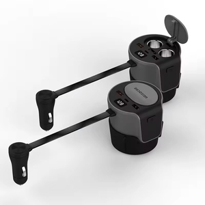 带蓝牙<span class=keywords><strong>USB</strong></span>转换器的功率封装65w快速充电集线器适配器-特斯拉Y/3型专用
