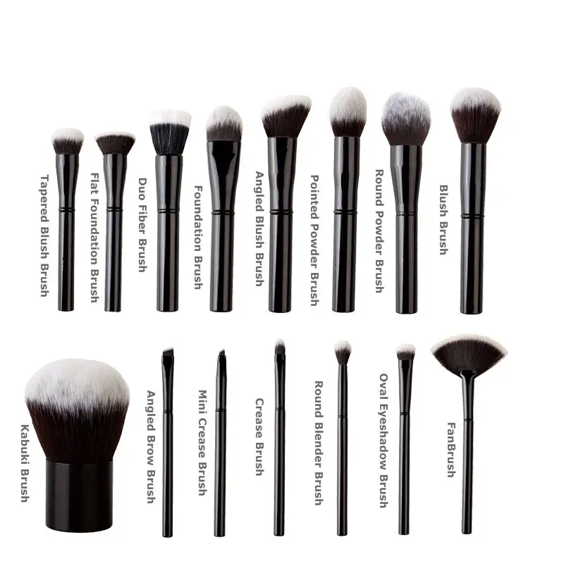 A003 yrx bàn chải cho make up biểu tượng tùy chỉnh chất lượng cao 16 cái chuyên nghiệp trang điểm bàn chải Bộ