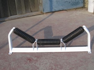 Transportador de rodillos de goma Carga Maquinaria de descarga Cinta transportadora Rodillo amortiguador con resistente al agua a prueba de polvo - Product Image 3