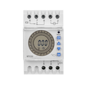 Interruttore Timer digitale ManHua MTC20 con retroilluminazione LCD programmabile Timer Timer di controllo