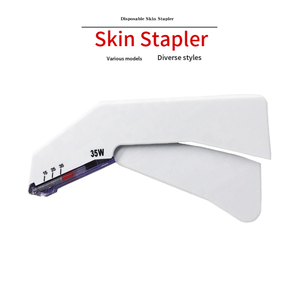 Agrafeuse de peau jetable et dispositif d'agrafes chirurgicales avec agrafes en acier inoxydable pour les blessures de Suture de la peau - Product Image 1
