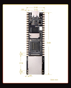 Placa de microdesarrollo LuckFox Pico Plus RV1103 Linux, integra procesadores ARM 30/21 MCU/NPU/ISP, Puerto Ethernet