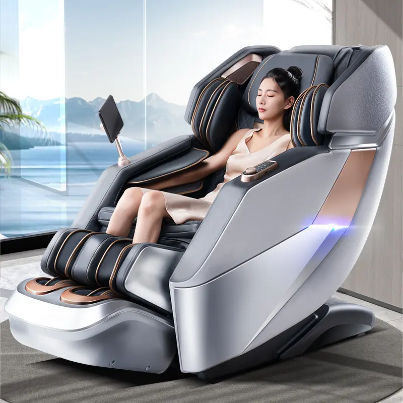 2023 Novo Multi Função Bluetooth música Full-Body Automático Zero Gravity Sofá luxo massagem cadeira