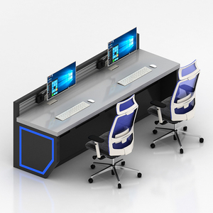 Mingji moderno legno stile multimediale centro di comando scrivania per uso commerciale per ufficio per le scuole di Dispatcher alberghi salotti