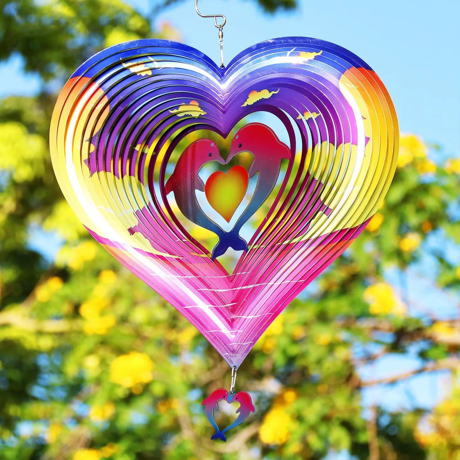 corazon rosa