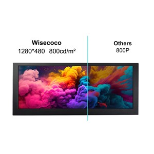 Wisecoco 10,3-Zoll-tragbarer Monitor mit Fernbedienung ständer DC VGA HM-Display für Laptop-PC X-Box Raspberry Pi PS4-Fahrzeug - Product Image 1