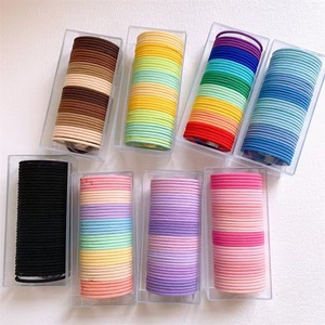 Cute little towel <span class=keywords><strong>loop</strong></span> corda cabelo acessórios não ferir cabelo banda alta corda elástica cabelo para a menina