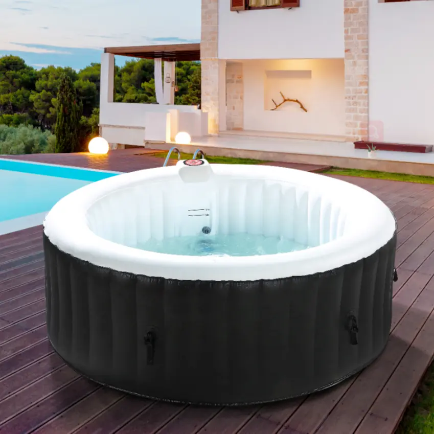 Sunshine spa banheira de hidromassagem inflável ao ar livre massagem banheira piscina portátil elétrica bolha spa