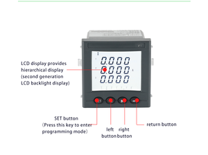 Acrel Multi Function Three Phase AC <strong>Smart</strong> Power Analyzer Electric <strong>Data</strong> <strong>Logger</strong> Dual Energy Measure LCD Panel Power <strong>Meter</strong> &amp; RS485 - Product Image 6