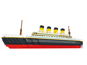 9913 Movie Series Mini khối Titanic tàu moc xây dựng gạch Bộ đồ chơi giáo dục Quà Tặng 3800pcs thuyền tương thích leginglys - Product Image 3