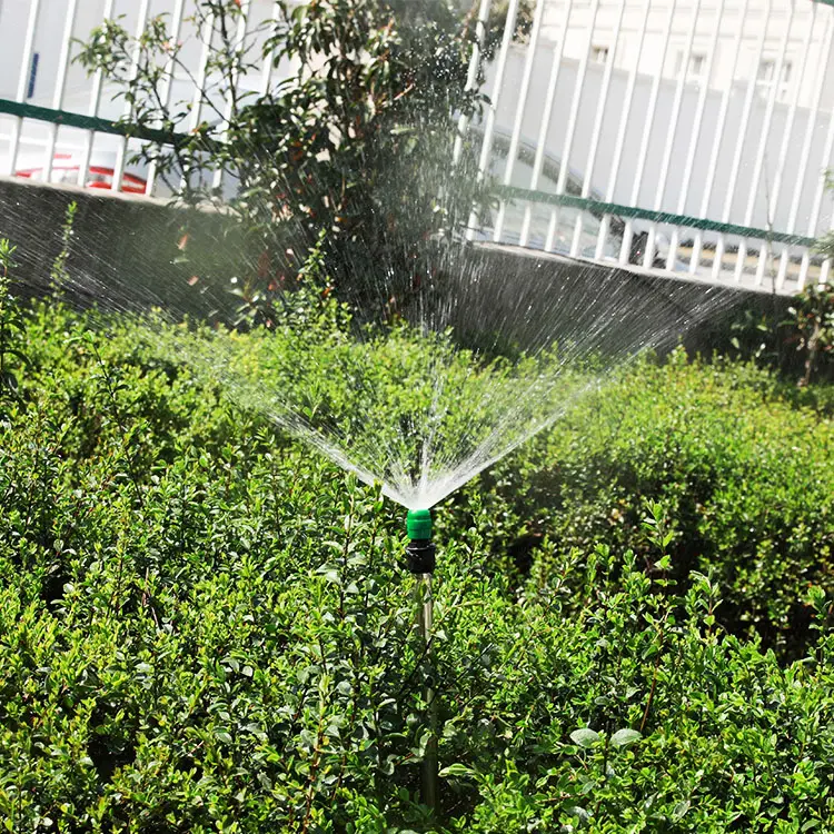 Agricultura Ferramenta Automático 360 Graus Rotating Farm Pulverizador Tampa Ajustável Irrigação Sistema Micro Lawn Jardim Water Sprinkler