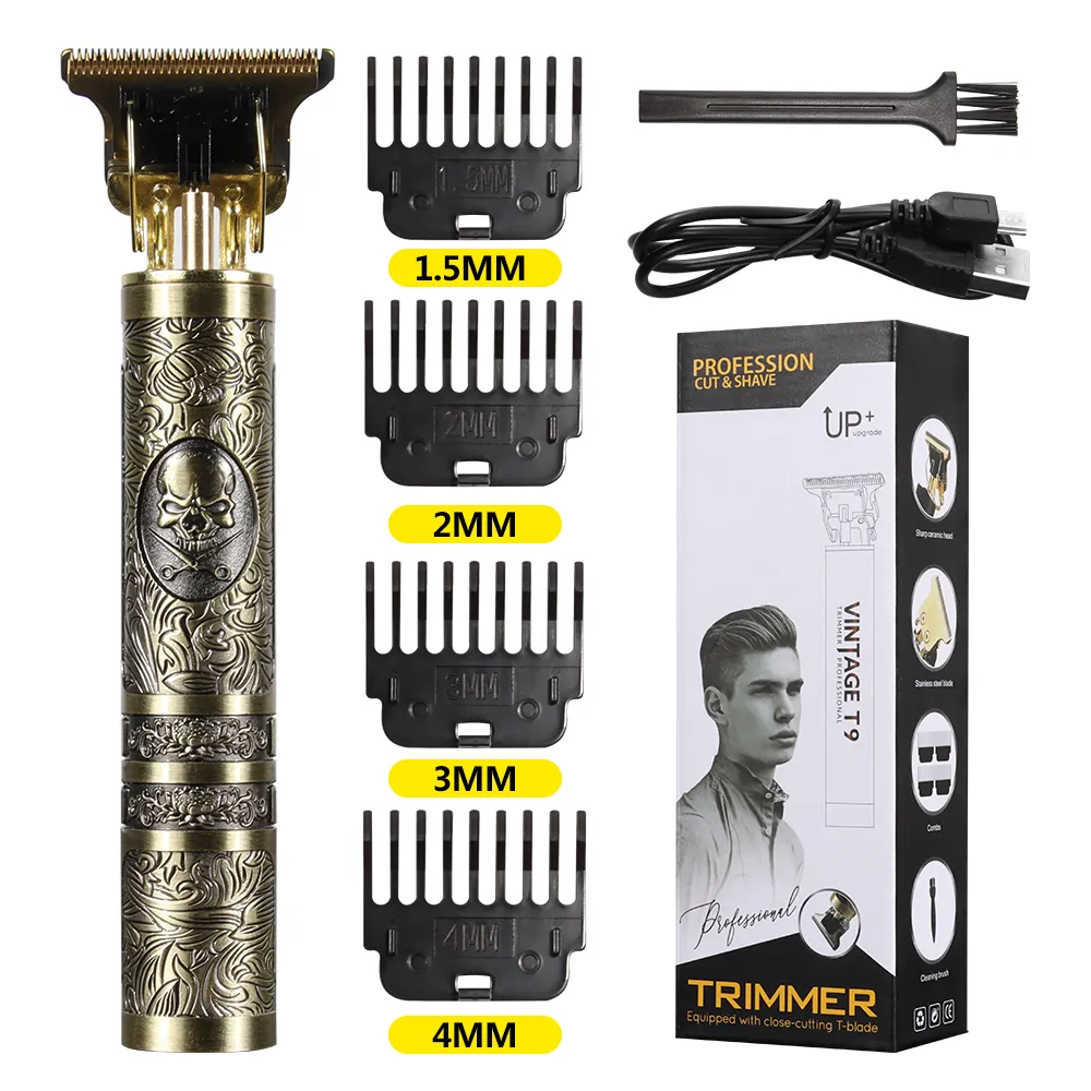 HIENA Hot Top Selling Popular Recharged Professional Digital Hair Clipper Cut Machine Wireless Metal Choice Usb OEM Power