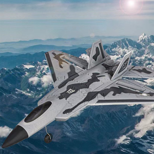F22ファイターモデルRC飛行機飛行機2.4Ghz3CHリモートコントロールグライダー飛行機おもちゃ子供のための簡単な制御 - Product Image 2