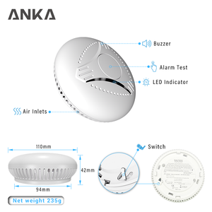 Cảm biến 85dB thương hiệu rook lek systeem draadloze en14604 <span class=keywords><strong>Wifi</strong></span> tuya slimme rookmelder brandalarm - Product Image 3