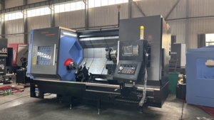 ヘビーデューティTCK600 CNC旋盤機械1600mm油圧プログラミングテールストックリニアレール油圧システムCNC旋盤機械 - Product Image 4