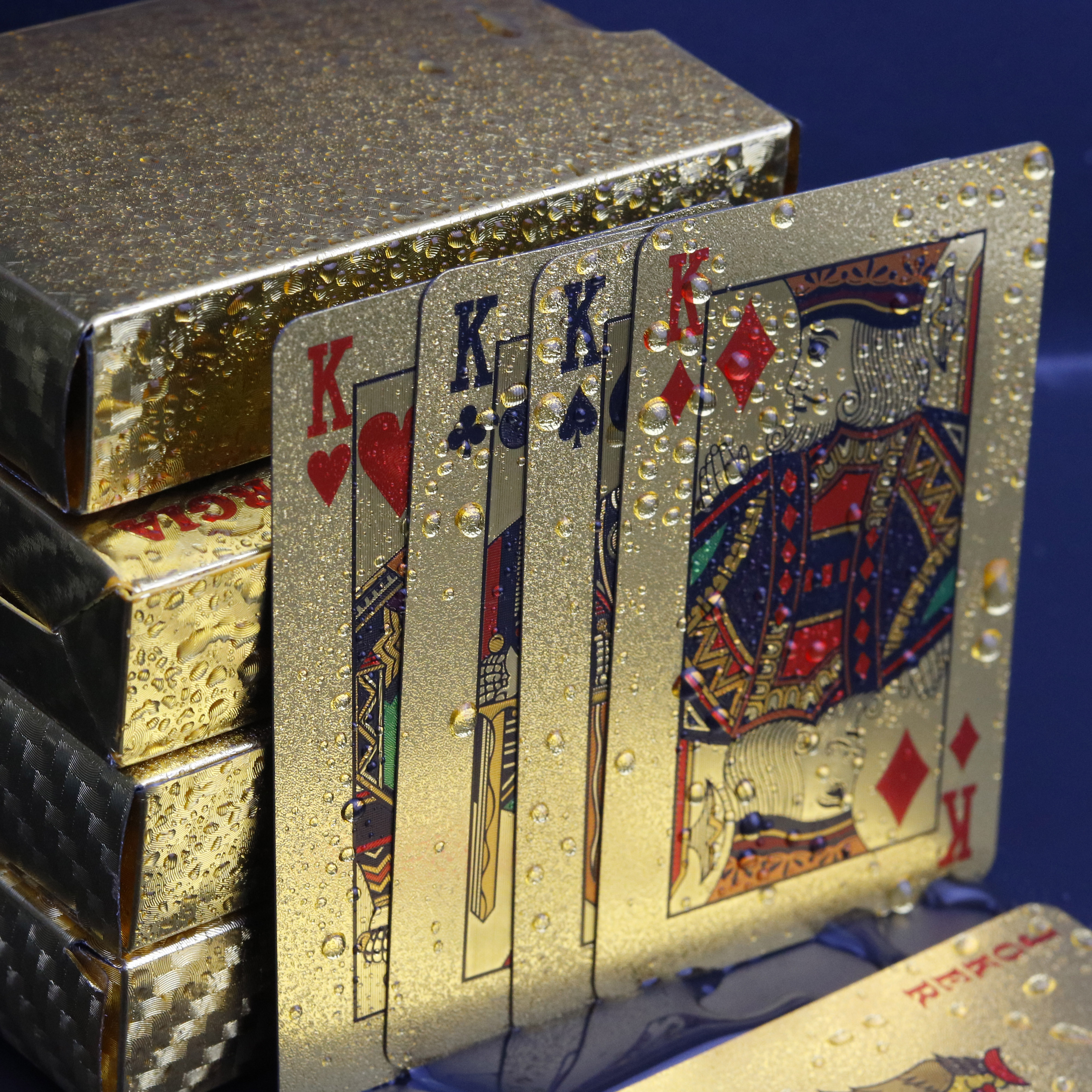 Cartes à jouer d'or