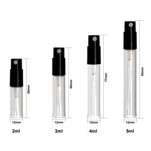 Customized Color Logo Transparent Glass Spray Bottle Packaging for <strong>Perfume</strong> <strong>2</strong> 3 4 5 ML Refillable Mini <strong>Perfume</strong> Atomizer - Product Image 2