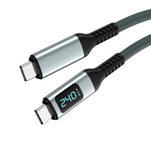 LED 240W Emark USB 4.0 C erkek USB 4.0 C erkek güç şarj veri transferi 40gbps kablo - Product Image 1