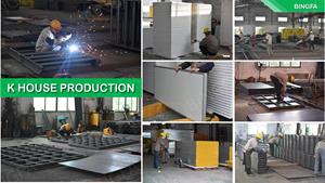 Fabrika fiyatlı k-tipi prefabrik modüler prefabrik ev sitesi ofis konaklama geçici ofisler inşaat emlak - Product Image 5