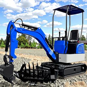 Kylin Mini Máy Xúc Với Có Thể Thu Vào Theo Dõi Bốn-Trong Một Xô Ngón Tay Cái Clip Tốc Độ Điều Chỉnh Cho Cơ Giới Trồng - Product Image 6