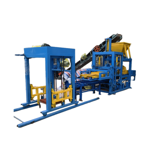 Pequeña línea de producción de bloques de hormigón portátil fija Lista de precios Máquina de fabricación de bloques de hormigón Máquina pavimentadores de bloques de cemento - Product Image 1