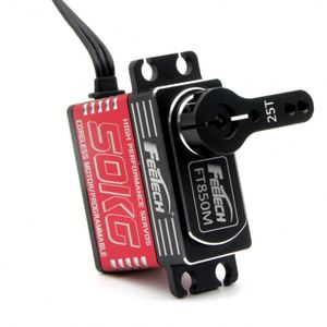 50kg fırçasız Servo su geçirmez Servo, yüksek tork Servo ile uyumlu 1/5 1/6 1/8 1/10 RC araba/Robot/tekne/uçak - Product Image 2