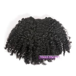 VMAE brezilyalı doğal siyah 10 ila 32 inç 3B 3C 4A 4B 4C Afro Kinky kıvırcık insan ham bakire manikür hizalanmış saç ekleme - Product Image 2