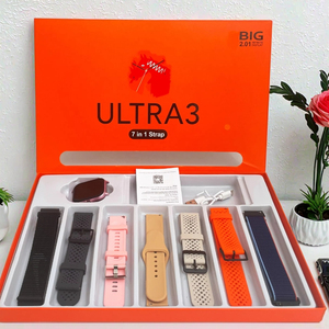 7 1超スマートウォッチ睡眠トラッカー付きワイヤレス充電器マルチバンドReloj統合セット - Product Image 5