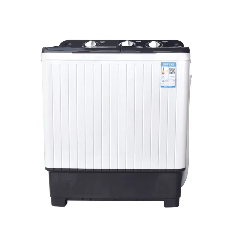 Máquina de lavar roupa semiautomática de 15kg, para roupas suaves e não danificantes, plástico elétrico super forte, cobre branco