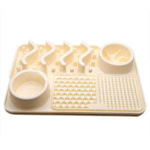 多合一防滑食物水慢速宠物喂食器狗碗宠物舔垫食品级硅胶多功能舔狗碗 - Product Image 6