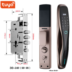 Yistar Hochwertiges Smart Fingerprint Türschloss WIFI Fernbedienung Haupt biometrisches Schloss für Holz Fabrik preis Tuya Technologie