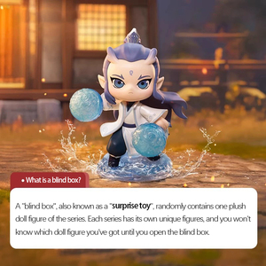 POPMART kabarcık <span class=keywords><strong>Mart</strong></span> Nezha şeytan çocuk Naohai el yapımı PVC doğal Bond kör kutu japon animasyon Trendy oyna süsler hediye