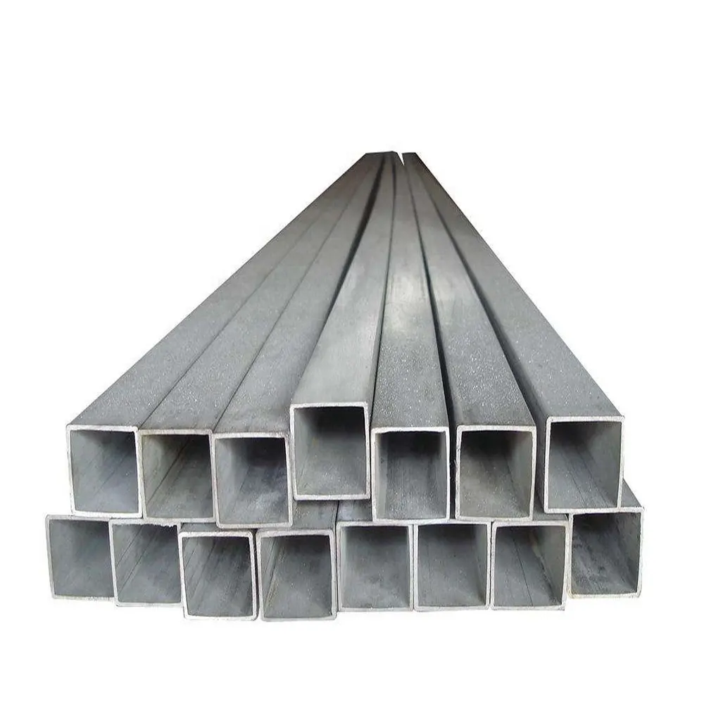 EN s235jr rettangolare tubo di acciaio, tubo di ASTM A36 piazza tubo di acciaio, 50x50 piazza tubo di acciaio SHS RHS
