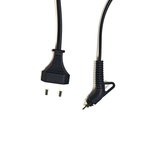 H03VVH2-F 2x0.75平方毫米欧盟标准旋转电源线360度旋转电源线，用于直发器铜导体聚氯乙烯 - Product Image 1